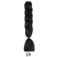Load image into Gallery viewer, plecare 24inch Synthetic Jumbo Braid Hair 3.527lb/1 pc Pack Crochet Braiding Hair Extensions