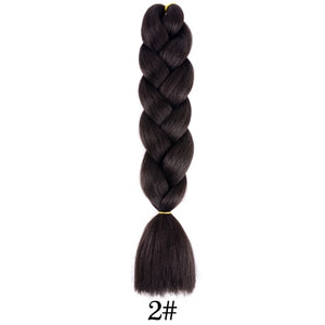 plecare 24inch Synthetic Jumbo Braid Hair 3.527lb/1 pc Pack Crochet Braiding Hair Extensions