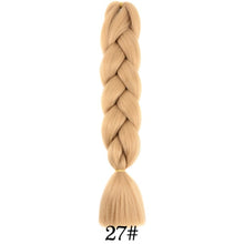Load image into Gallery viewer, plecare 24inch Synthetic Jumbo Braid Hair 3.527lb/1 pc Pack Crochet Braiding Hair Extensions