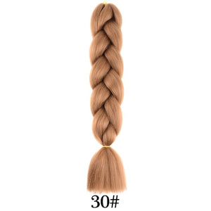 plecare 24inch Synthetic Jumbo Braid Hair 3.527lb/1 pc Pack Crochet Braiding Hair Extensions