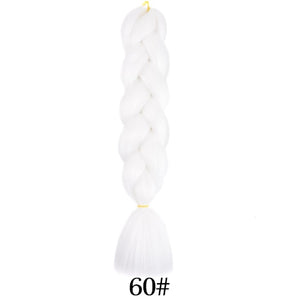 plecare 24inch Synthetic Jumbo Braid Hair 3.527lb/1 pc Pack Crochet Braiding Hair Extensions