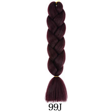 Load image into Gallery viewer, plecare 24inch Synthetic Jumbo Braid Hair 3.527lb/1 pc Pack Crochet Braiding Hair Extensions