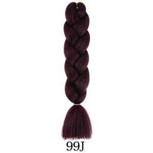 plecare 24inch Synthetic Jumbo Braid Hair 3.527lb/1 pc Pack Crochet Braiding Hair Extensions