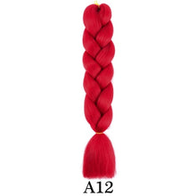 Load image into Gallery viewer, plecare 24inch Synthetic Jumbo Braid Hair 3.527lb/1 pc Pack Crochet Braiding Hair Extensions
