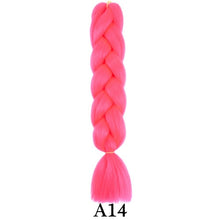 Load image into Gallery viewer, plecare 24inch Synthetic Jumbo Braid Hair 3.527lb/1 pc Pack Crochet Braiding Hair Extensions