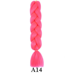 plecare 24inch Synthetic Jumbo Braid Hair 3.527lb/1 pc Pack Crochet Braiding Hair Extensions