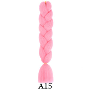 plecare 24inch Synthetic Jumbo Braid Hair 3.527lb/1 pc Pack Crochet Braiding Hair Extensions