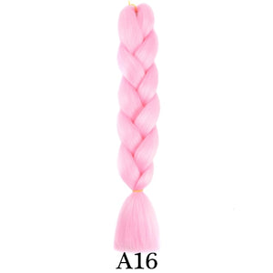 plecare 24inch Synthetic Jumbo Braid Hair 3.527lb/1 pc Pack Crochet Braiding Hair Extensions