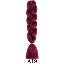 Load image into Gallery viewer, plecare 24inch Synthetic Jumbo Braid Hair 3.527lb/1 pc Pack Crochet Braiding Hair Extensions