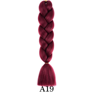 plecare 24inch Synthetic Jumbo Braid Hair 3.527lb/1 pc Pack Crochet Braiding Hair Extensions