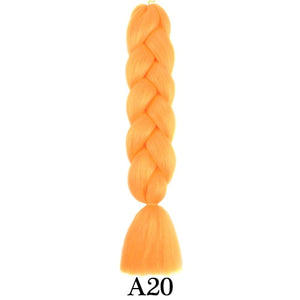 plecare 24inch Synthetic Jumbo Braid Hair 3.527lb/1 pc Pack Crochet Braiding Hair Extensions