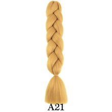 Load image into Gallery viewer, plecare 24inch Synthetic Jumbo Braid Hair 3.527lb/1 pc Pack Crochet Braiding Hair Extensions