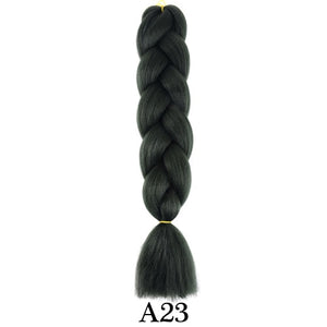 plecare 24inch Synthetic Jumbo Braid Hair 3.527lb/1 pc Pack Crochet Braiding Hair Extensions