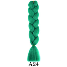 Load image into Gallery viewer, plecare 24inch Synthetic Jumbo Braid Hair 3.527lb/1 pc Pack Crochet Braiding Hair Extensions