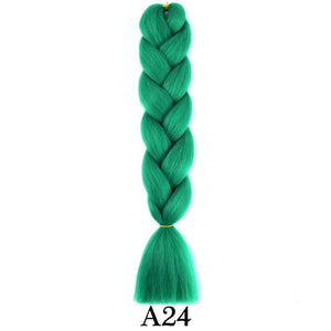 plecare 24inch Synthetic Jumbo Braid Hair 3.527lb/1 pc Pack Crochet Braiding Hair Extensions