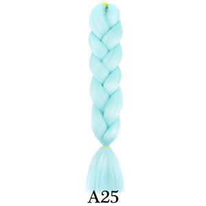 plecare 24inch Synthetic Jumbo Braid Hair 3.527lb/1 pc Pack Crochet Braiding Hair Extensions