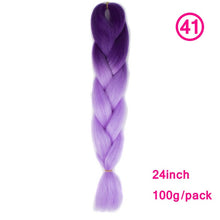 Load image into Gallery viewer, plecare 24inch Synthetic Jumbo Braid Hair 3.527lb/1 pc Pack Crochet Braiding Hair Extensions