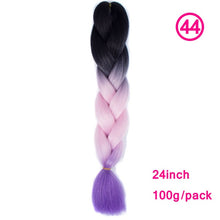 Load image into Gallery viewer, plecare 24inch Synthetic Jumbo Braid Hair 3.527lb/1 pc Pack Crochet Braiding Hair Extensions