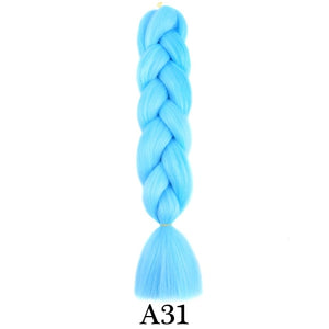 plecare 24inch Synthetic Jumbo Braid Hair 3.527lb/1 pc Pack Crochet Braiding Hair Extensions