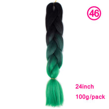 Load image into Gallery viewer, plecare 24inch Synthetic Jumbo Braid Hair 3.527lb/1 pc Pack Crochet Braiding Hair Extensions