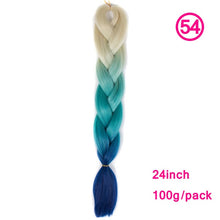 Load image into Gallery viewer, plecare 24inch Synthetic Jumbo Braid Hair 3.527lb/1 pc Pack Crochet Braiding Hair Extensions