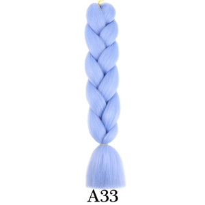 plecare 24inch Synthetic Jumbo Braid Hair 3.527lb/1 pc Pack Crochet Braiding Hair Extensions