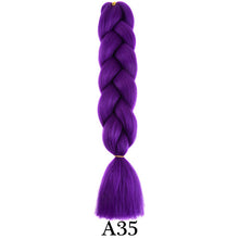 Load image into Gallery viewer, plecare 24inch Synthetic Jumbo Braid Hair 3.527lb/1 pc Pack Crochet Braiding Hair Extensions