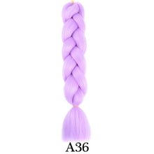 Load image into Gallery viewer, plecare 24inch Synthetic Jumbo Braid Hair 3.527lb/1 pc Pack Crochet Braiding Hair Extensions