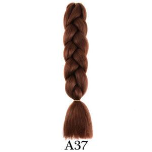 plecare 24inch Synthetic Jumbo Braid Hair 3.527lb/1 pc Pack Crochet Braiding Hair Extensions