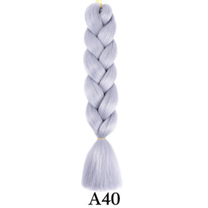 plecare 24inch Synthetic Jumbo Braid Hair 3.527lb/1 pc Pack Crochet Braiding Hair Extensions