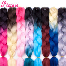 Load image into Gallery viewer, plecare 24inch Synthetic Jumbo Braid Hair 3.527lb/1 pc Pack Crochet Braiding Hair Extensions