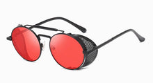 Load image into Gallery viewer, Retro  Round Designer  Metal Shields Sunglasses Men Women UV400