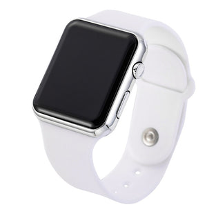 Men's LED  Digital Silicone band Wrist Watch