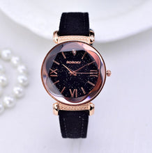 Load image into Gallery viewer, Rose Gold Leather band ladies watch