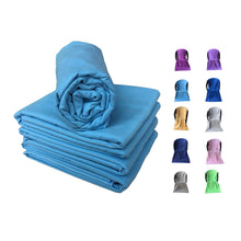 Load image into Gallery viewer, Microfiber quick drying beach towel for sports and traveling