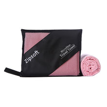 Load image into Gallery viewer, Microfiber quick drying beach towel for sports and traveling