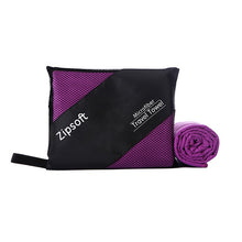 Load image into Gallery viewer, Microfiber quick drying beach towel for sports and traveling