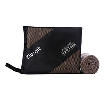 Load image into Gallery viewer, Microfiber quick drying beach towel for sports and traveling