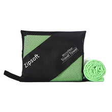 Load image into Gallery viewer, Microfiber quick drying beach towel for sports and traveling