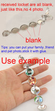 Load image into Gallery viewer, 4 Photo memory pendant Locket Necklace