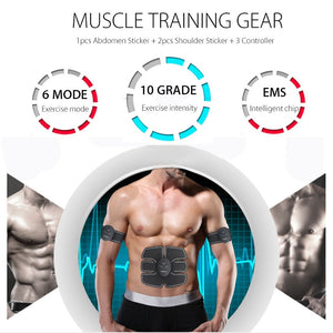Wireless Muscle Stimulator Smart Fitness Abdominal Training Electric Stickers Body Slimming Belt for weight loss
