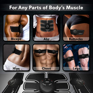 Wireless Muscle Stimulator Smart Fitness Abdominal Training Electric Stickers Body Slimming Belt for weight loss