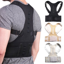 Load image into Gallery viewer, Male/ Female Adjustable Magnetic Posture Corrector Back Brace