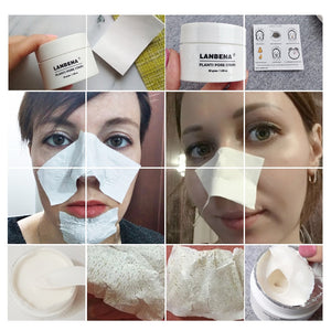 LANBENA Blackhead Remover Nose Mask Pore Strip Black Mask Peeling Acne Treatment Black Deep Cleansing Skin Care