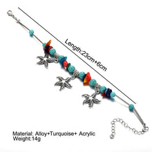 Load image into Gallery viewer, Sea Turtles and other beach motifs foot anklets