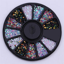 Load image into Gallery viewer, Mixed Color Chameleon Stone Nail Rhinestone set