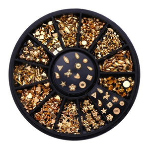 Mixed Color Chameleon Stone Nail Rhinestone set