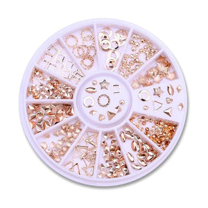 Mixed Color Chameleon Stone Nail Rhinestone set