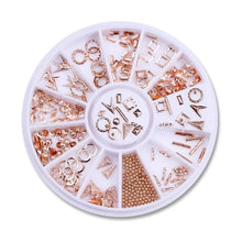 Load image into Gallery viewer, Mixed Color Chameleon Stone Nail Rhinestone set