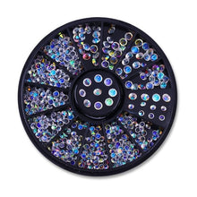 Load image into Gallery viewer, Mixed Color Chameleon Stone Nail Rhinestone set